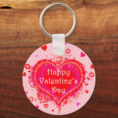 Porte-clés Heureuse Sainte-Valentin (Recto)