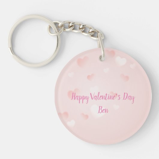 Porte-clés Heureuse Sainte-Valentin (Devant)