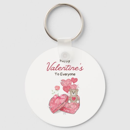 Porte-clés Heureuse Sainte-Valentin 2023 - Images d'amour ten (Recto)