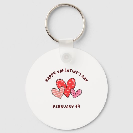 Porte-clés Heureuse Sainte-Valentin 2023 - Saint Valentin 14 (Recto)
