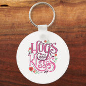 Porte-clés Heureuse Sainte-Valentin Avec Les Poumons Et Les B (Recto)