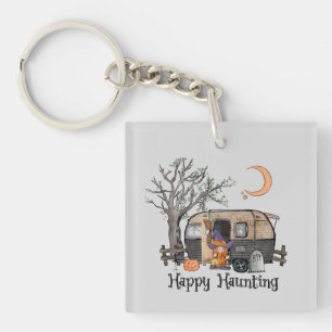 Porte-clés Heureux Camper d'Halloween Sorcière Éffrayante