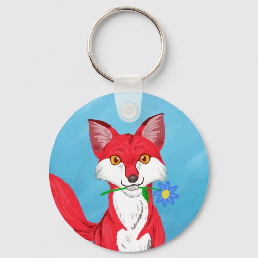 Porte-clés Heureux Fox (Recto)