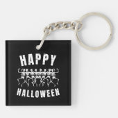 PORTE-CLÉS HEUREUX HALLOWEEN DANSER SKELETONS (Dos)