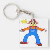PORTE-CLÉS "HEUREUX HALLOWEEN" SCARECROW (Devant)