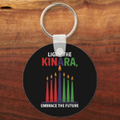 Porte-clés Heureux Kwanzaa bougies Afrique Fête Afrique Améri (Recto)