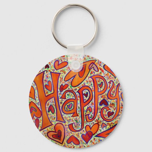 Porte-clés Heureux Porte - clé (Recto)