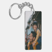 Porte-clés Heureux Porte - clé papa et fille (Devant gauche)