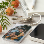 Porte-clés Heureux Porte - clé papa et fille (Devant droit)