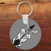 PORTE-CLÉS HEUREUX PORTE - CLÉ ZEBRA (Recto)