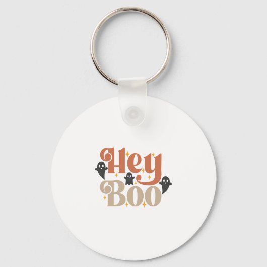 Porte-clés Hey Boo Boho Halloween Hey Boo Ghost (Recto)