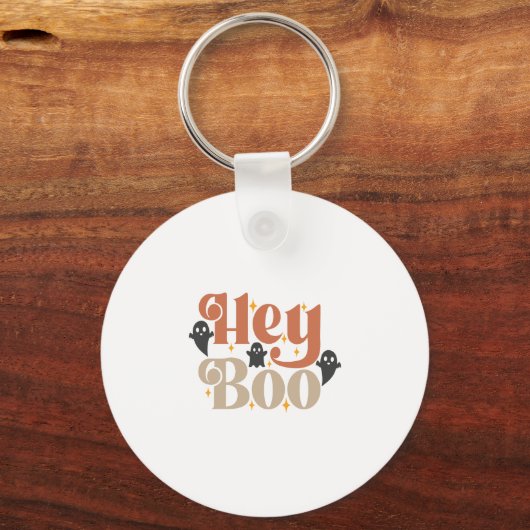 Porte-clés Hey Boo Boho Halloween Hey Boo Ghost (Recto)