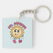 Porte-clés Hey, Sunshine - Vibes d'été (Dos)