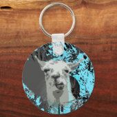 Porte-clés hi-fi llama. (Recto)