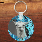 Porte-clés hi-fi llama. (Recto)