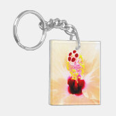 Porte-clés hibiscus (Devant gauche)