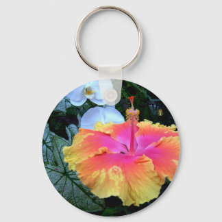 Porte-clés hibiscus