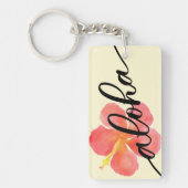 Porte-clés Hibiscus Aloha (Devant)