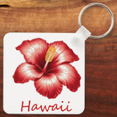 Porte-clés hibiscus d'Orange (Verso)