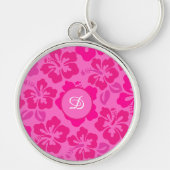 Porte-clés hibiscus hawaii tropical (Devant)