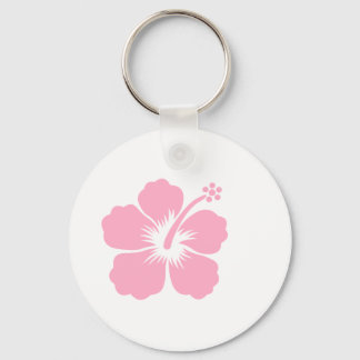 Porte-clés hibiscus rose F