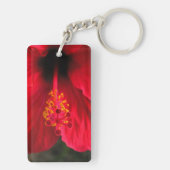 Porte-clés Hibiscus rouge (Dos)