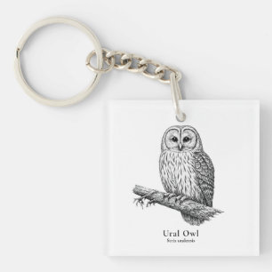 Porte-clés Hibou de l'Ural