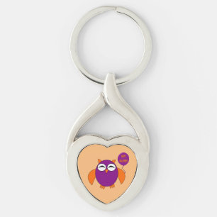 Porte-clés hibou fête d'Halloween joyeux