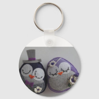 Porte-clés hibou mariage