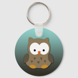 Porte-clés Hibou mignon de bébé personnalisé