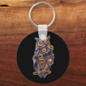 Porte-clés Hibou - Oiseau Robotique (Recto)