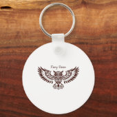 Porte-clés Hibou Phénix – Vision Fougueuse (Verso)
