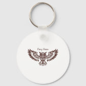 Porte-clés Hibou Phénix – Vision Fougueuse (Verso)