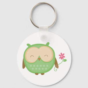 Porte-clés Hibou sage