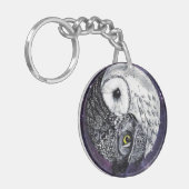 Porte-clés Hiboux de Yin Yang (Devant gauche)