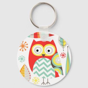 Porte-clés Hiboux modernes
