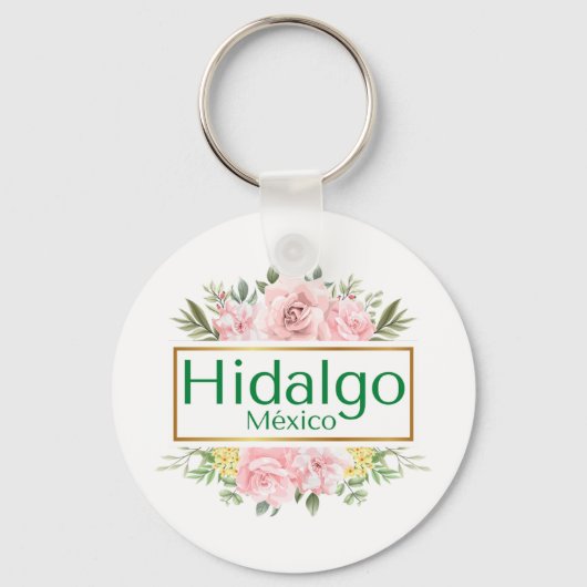 Porte-clés Hidalgo Mexique Voyage Destination Bridesmaid (Recto)