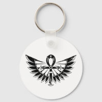 Hiéroglyphes égyptiens - Ankh ailé