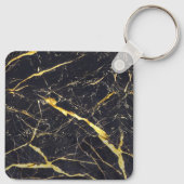 Porte-clés Hiéroglyphes Phrase Egypte cadre noir et or (Dos)