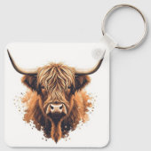 Porte-clés Highland Coo Keyring (Dos)