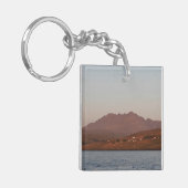 Porte-clés Highlands Écossais Collines Cuillin Coucher de sol (Devant gauche)