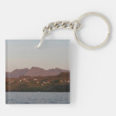 Porte-clés Highlands Écossais Collines Cuillin Coucher de sol (Dos)
