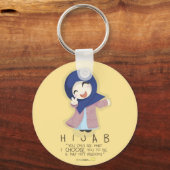 Porte-clés Hijab is Freedom (Recto)