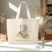 Porte-clés Hijab Line Art Marble Keychain | Acrylic Keychain