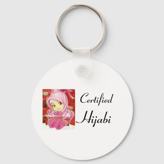 Porte-clés Hijabi certifié (Recto)