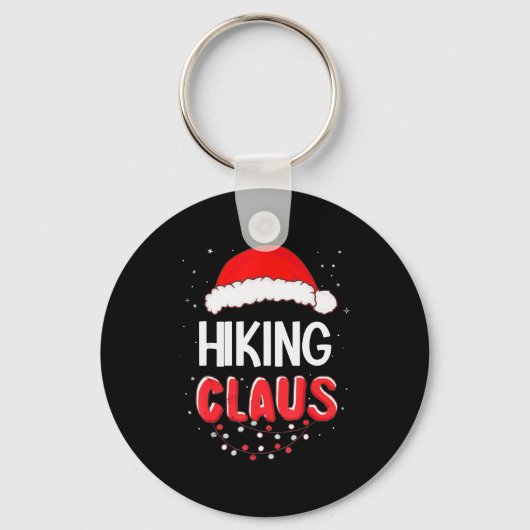 Porte-clés Hiking Santa Claus Christmas Matching Costume (Recto)
