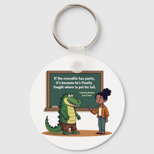 Porte-clés Hilarious Dinosaur Teacher (Recto)