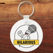 Porte-clés Hilarious Mic Drop (Recto)