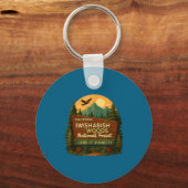 Porte-clés Hilarious National Quotes Woods Forest Iwishabish (Recto)