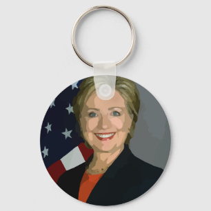 Porte-clés hillary clinton